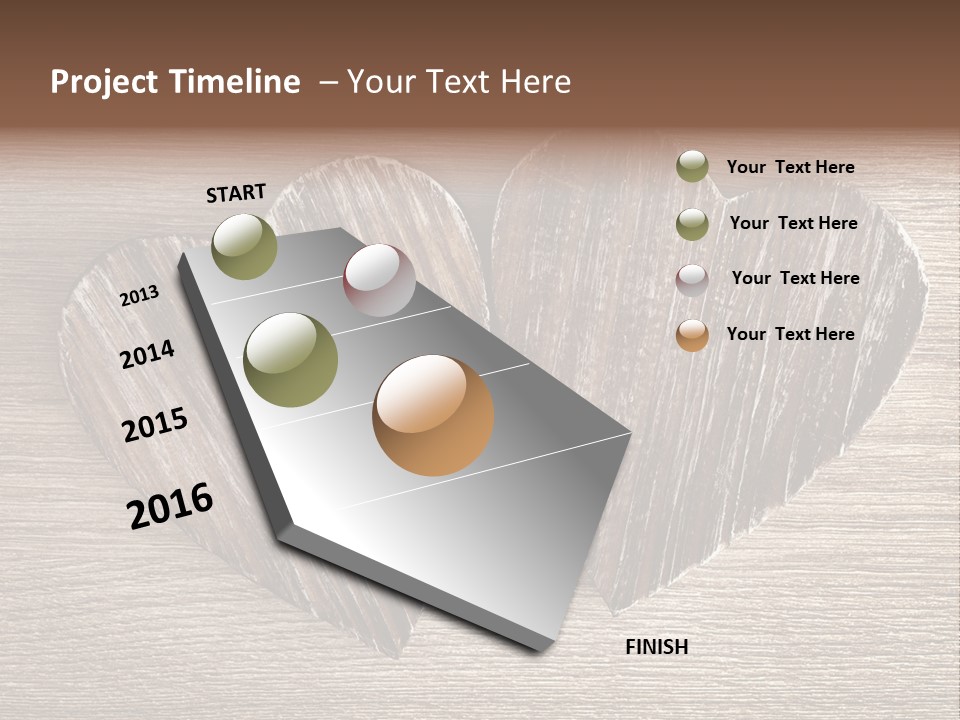 Love Wood PowerPoint Template