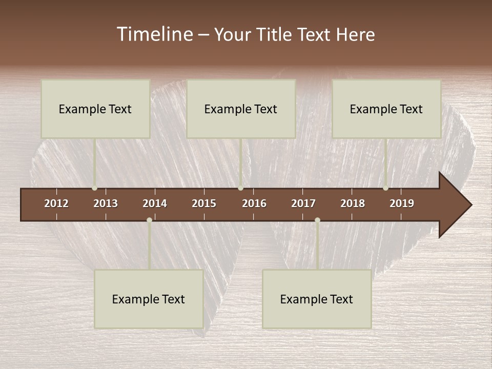 Love Wood PowerPoint Template