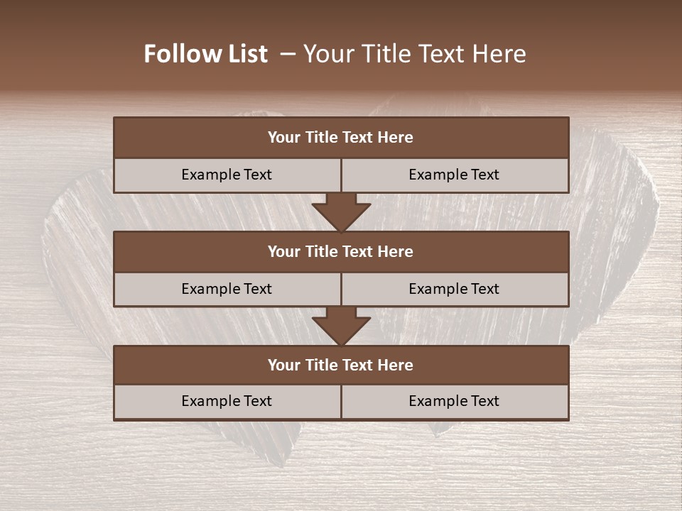 Love Wood PowerPoint Template
