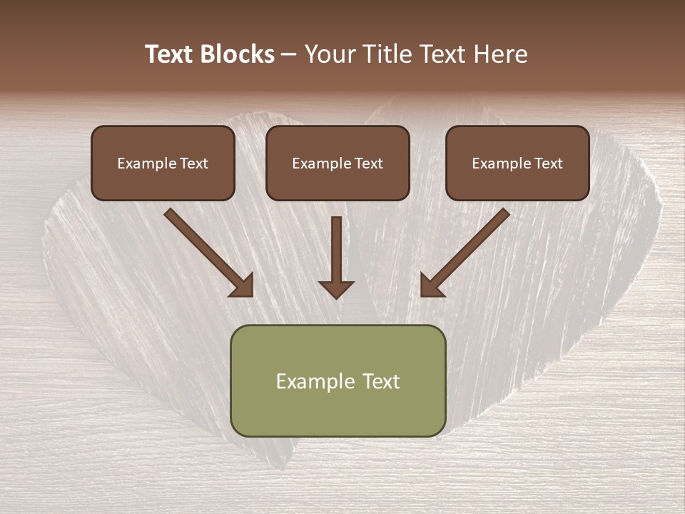 Love Wood PowerPoint Template