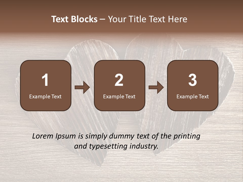 Love Wood PowerPoint Template