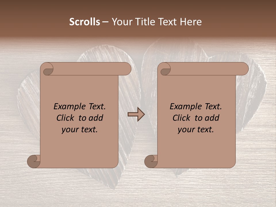 Love Wood PowerPoint Template