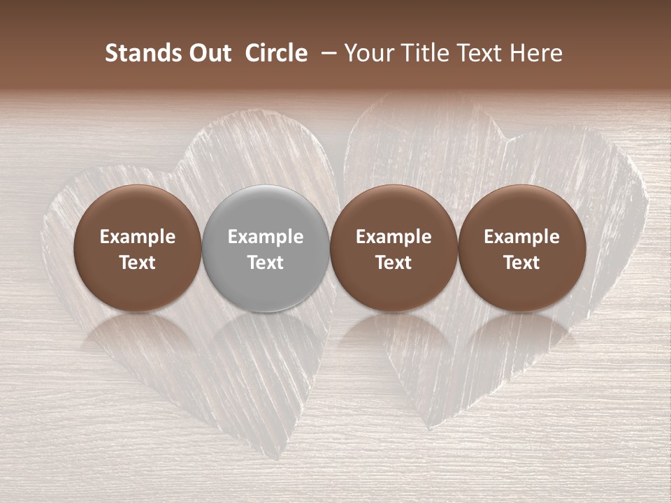 Love Wood PowerPoint Template