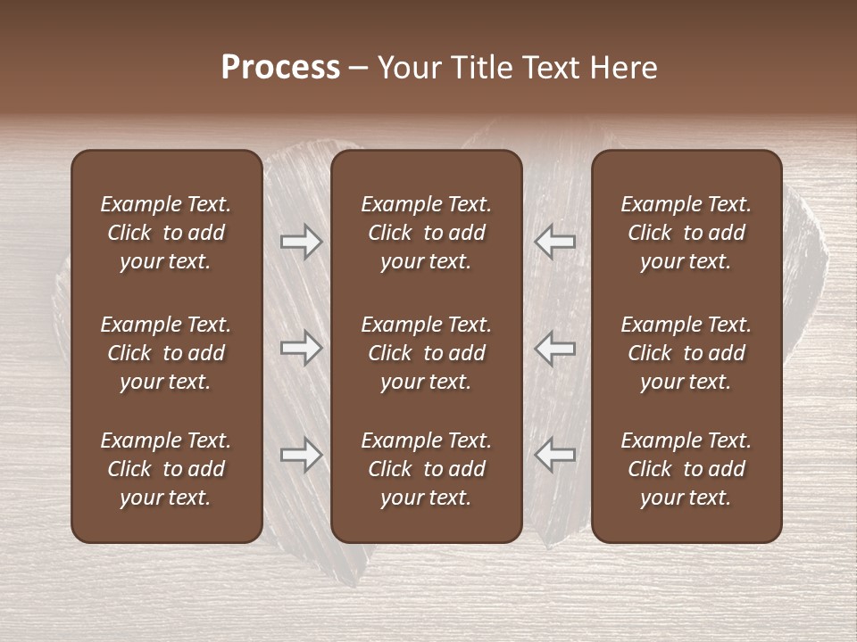 Love Wood PowerPoint Template