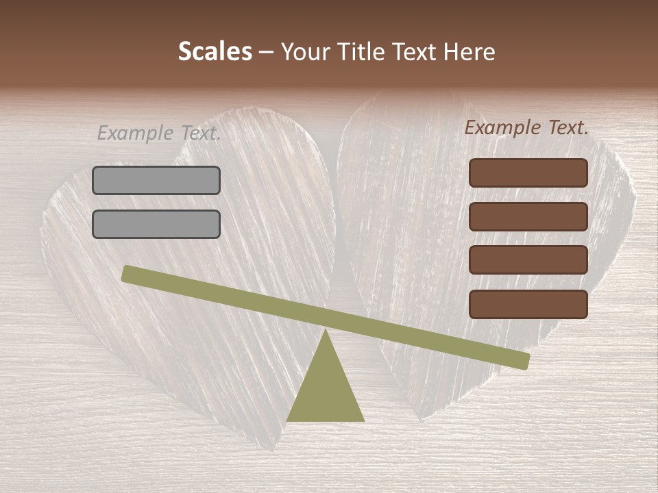 Love Wood PowerPoint Template
