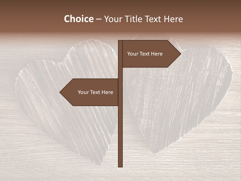 Love Wood PowerPoint Template