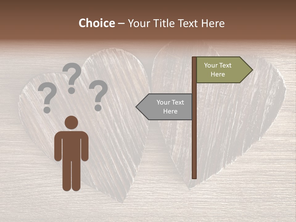 Love Wood PowerPoint Template