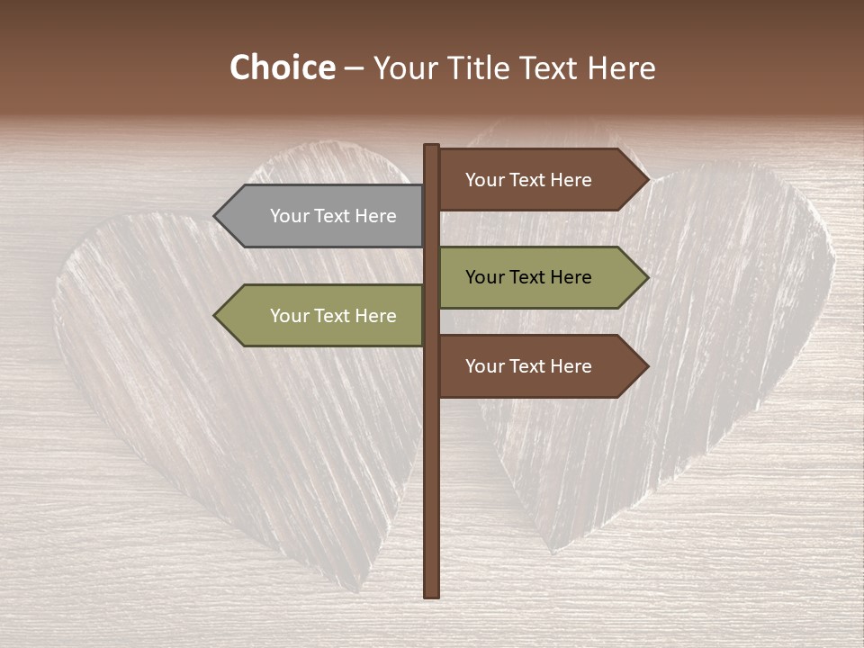 Love Wood PowerPoint Template