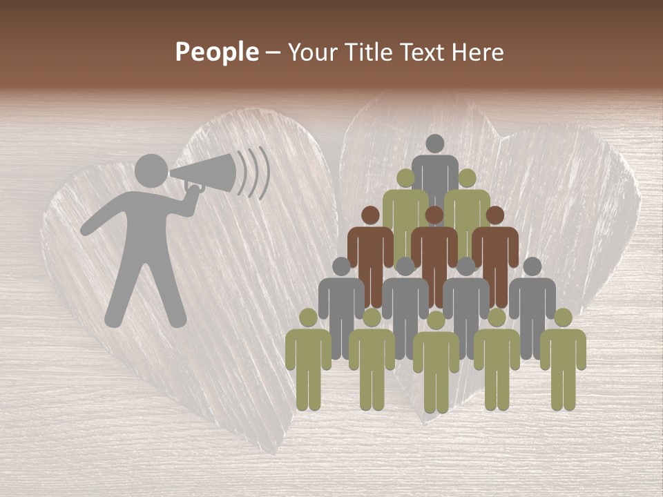 Love Wood PowerPoint Template