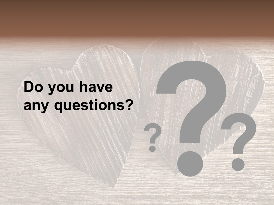 Love Wood PowerPoint Template