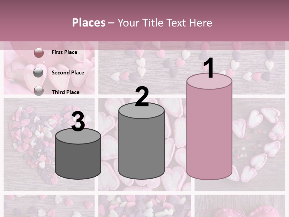 Hearts Collage PowerPoint Template