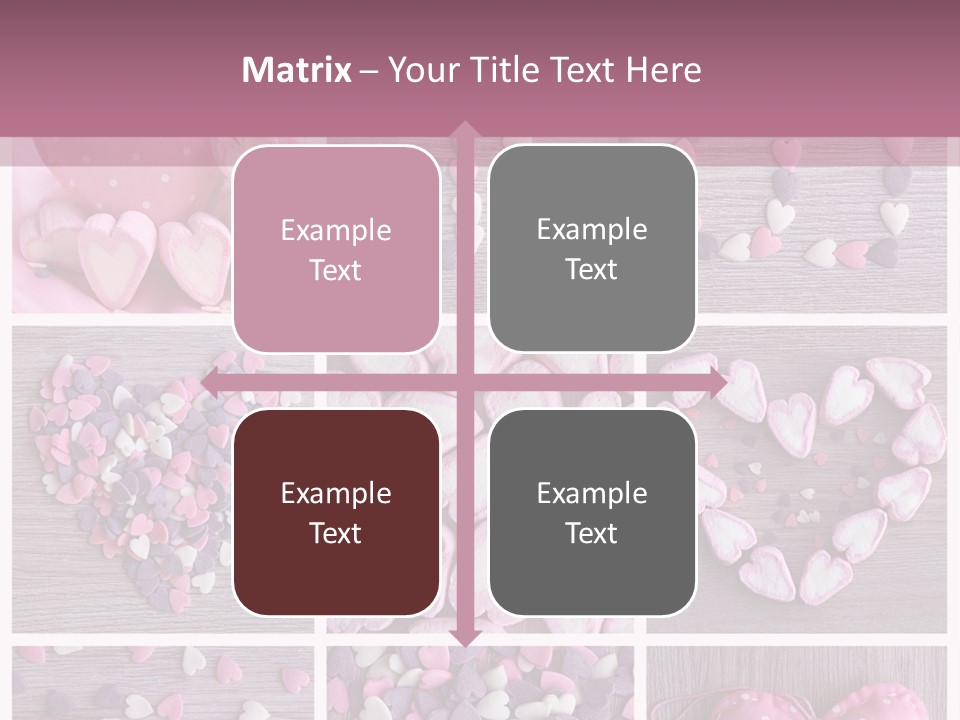 Hearts Collage PowerPoint Template