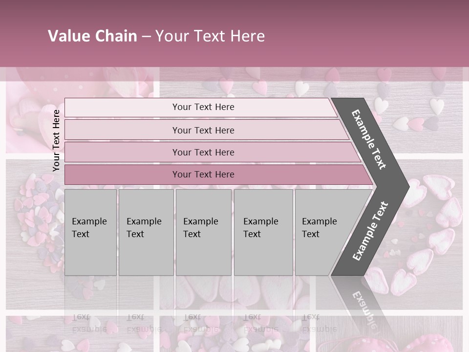 Hearts Collage PowerPoint Template