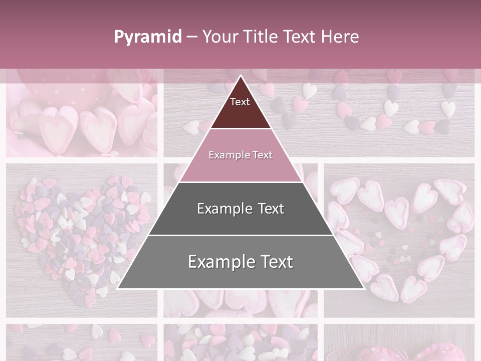Hearts Collage PowerPoint Template