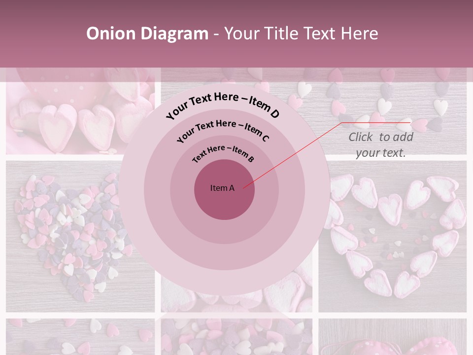 Hearts Collage PowerPoint Template