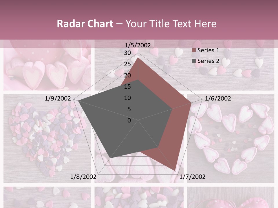 Hearts Collage PowerPoint Template