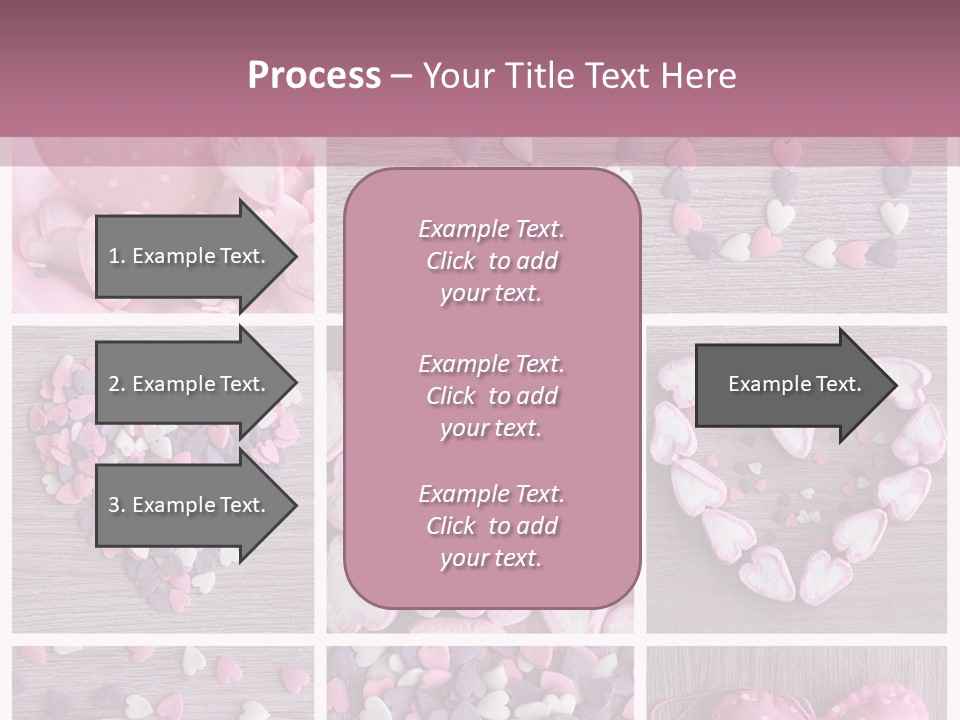 Hearts Collage PowerPoint Template