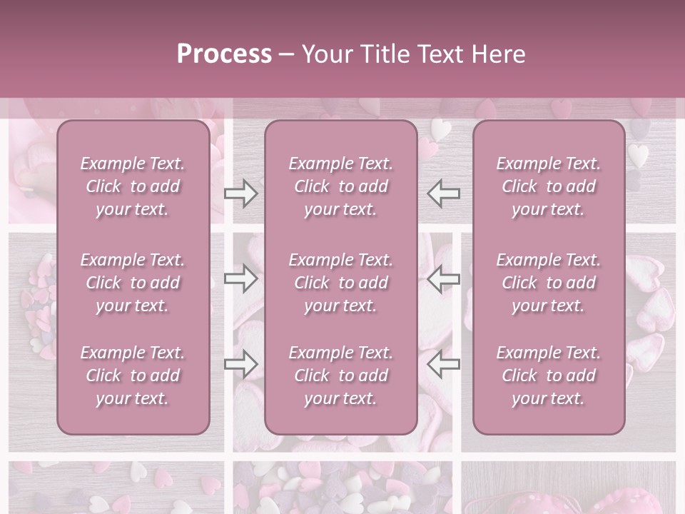 Hearts Collage PowerPoint Template