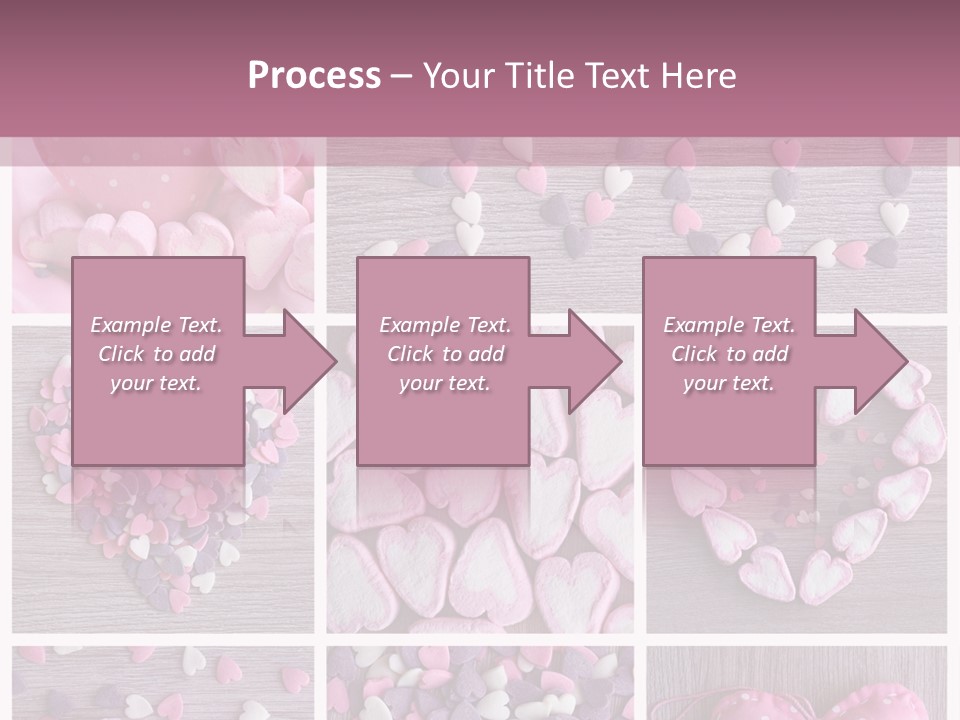 Hearts Collage PowerPoint Template