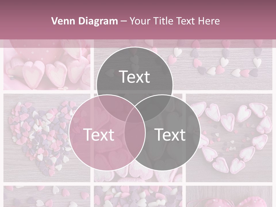 Hearts Collage PowerPoint Template
