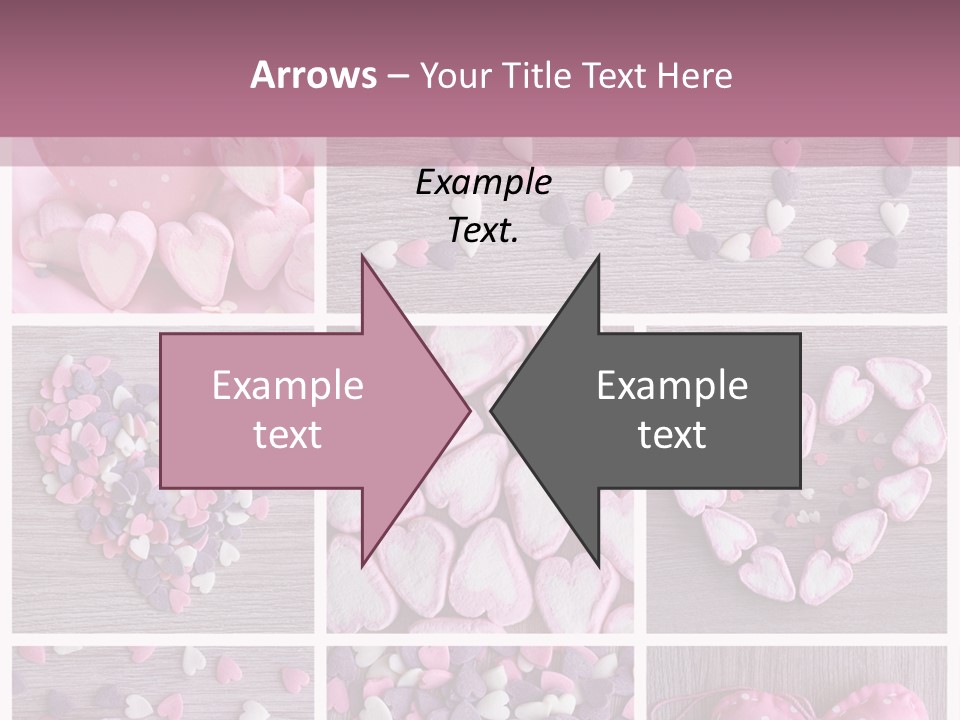 Hearts Collage PowerPoint Template
