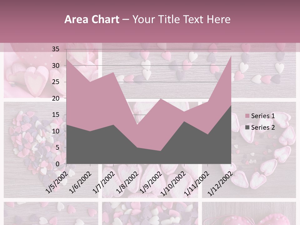 Hearts Collage PowerPoint Template
