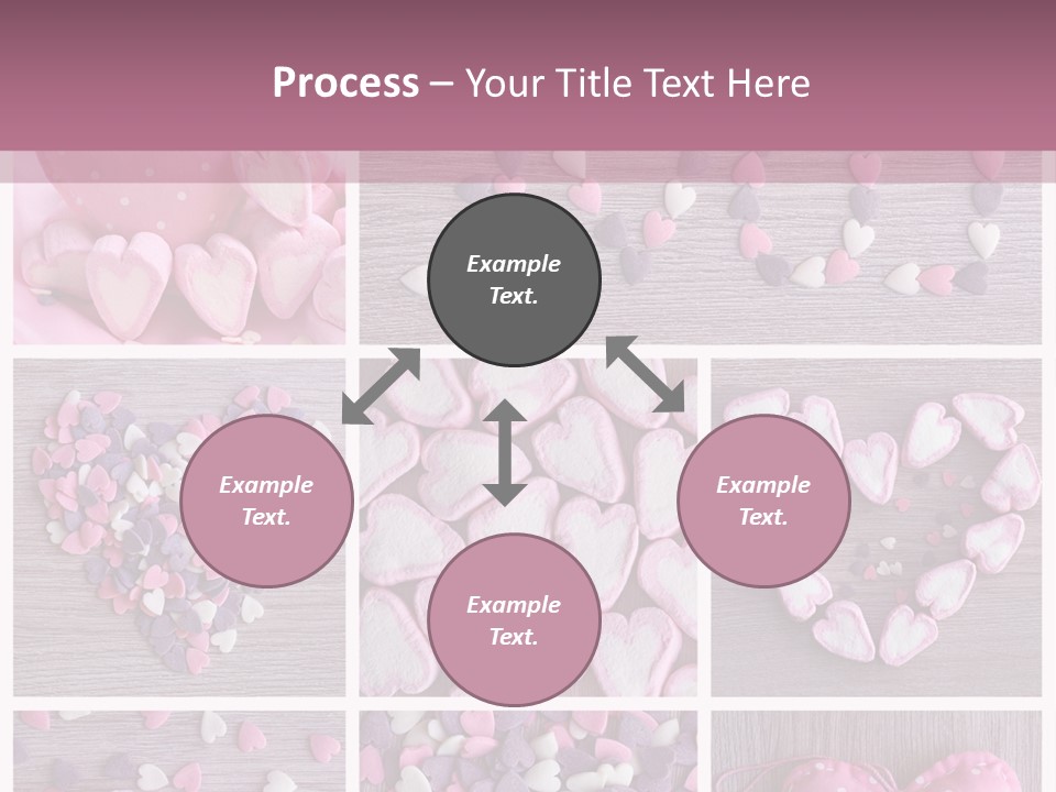 Hearts Collage PowerPoint Template