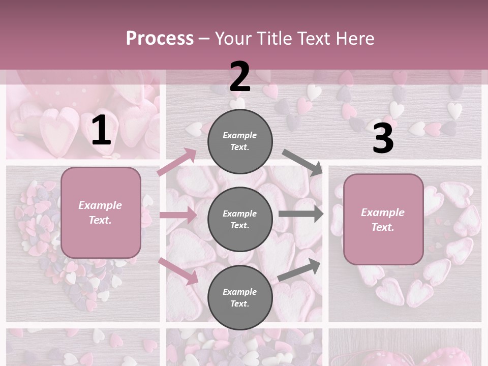 Hearts Collage PowerPoint Template