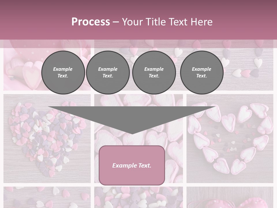 Hearts Collage PowerPoint Template