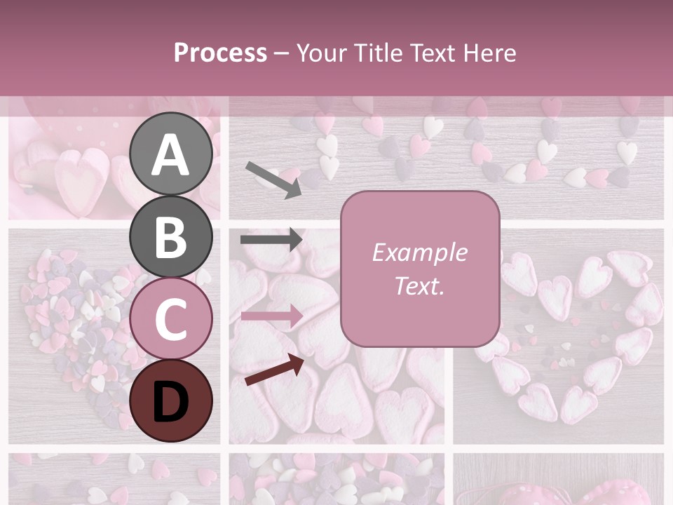 Hearts Collage PowerPoint Template
