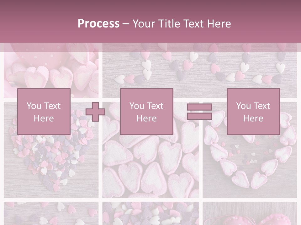 Hearts Collage PowerPoint Template