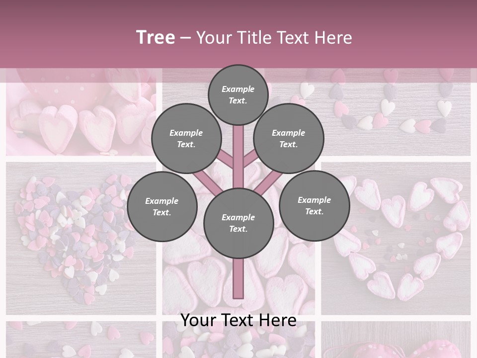 Hearts Collage PowerPoint Template