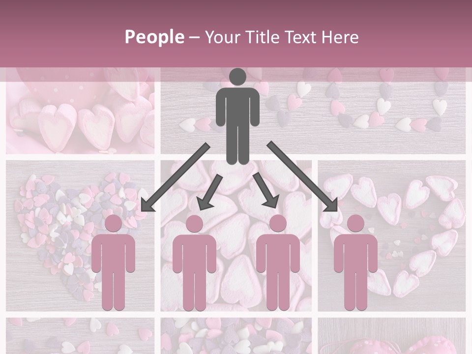 Hearts Collage PowerPoint Template