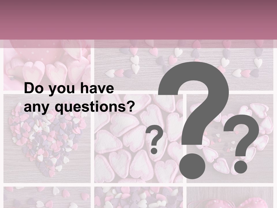 Hearts Collage PowerPoint Template