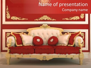 Royal Sofa PowerPoint Template