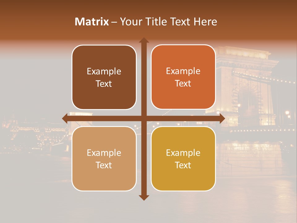 Hungary At Night PowerPoint Template