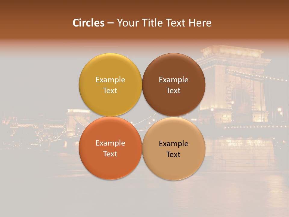 Hungary At Night PowerPoint Template