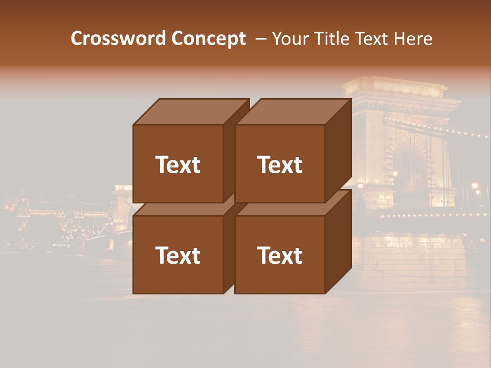 Hungary At Night PowerPoint Template