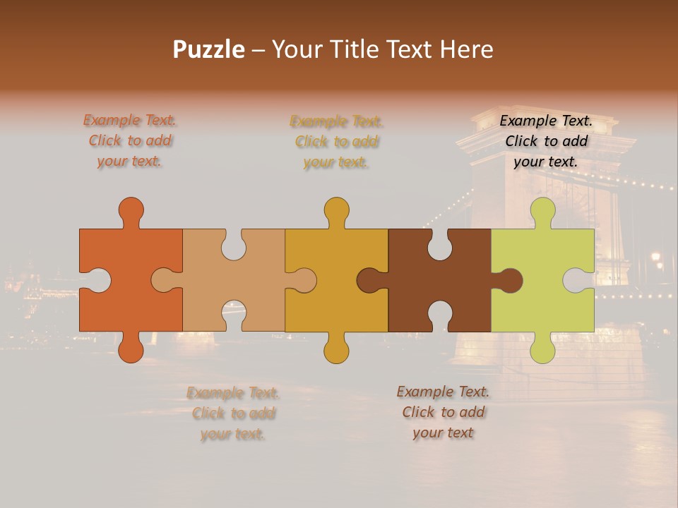 Hungary At Night PowerPoint Template