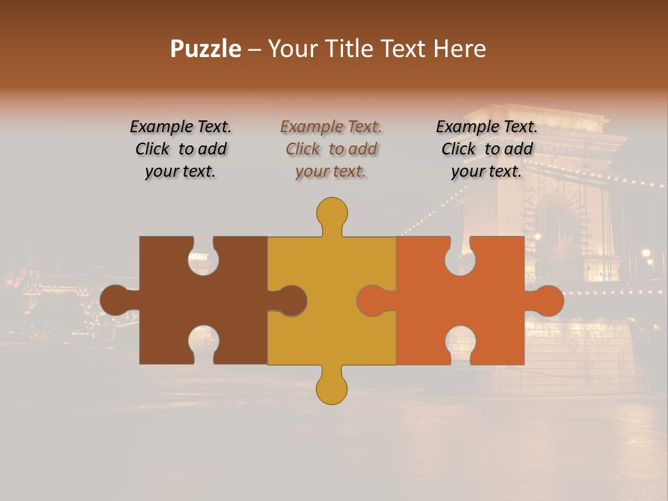 Hungary At Night PowerPoint Template