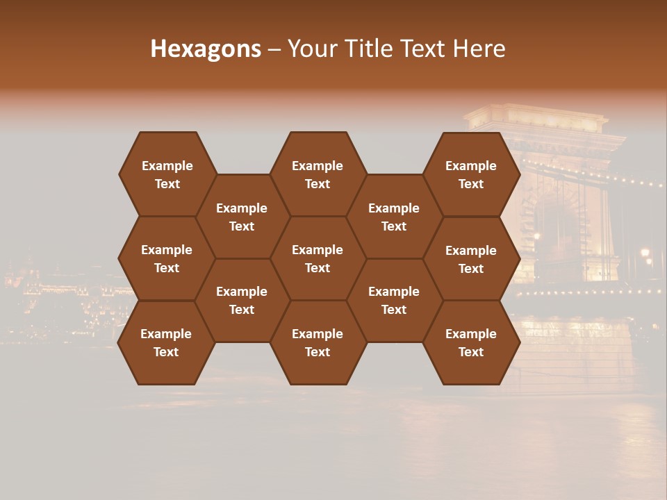 Hungary At Night PowerPoint Template