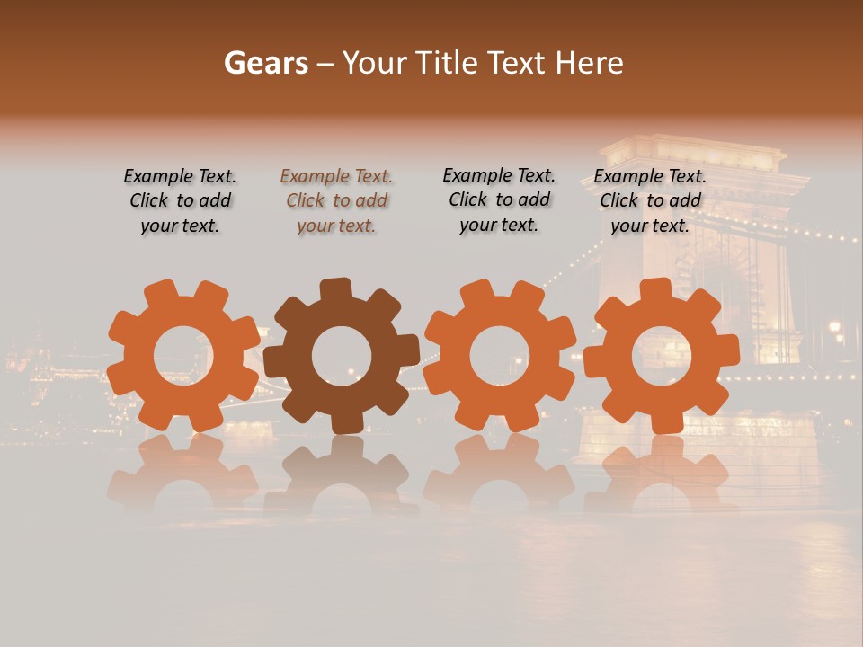 Hungary At Night PowerPoint Template