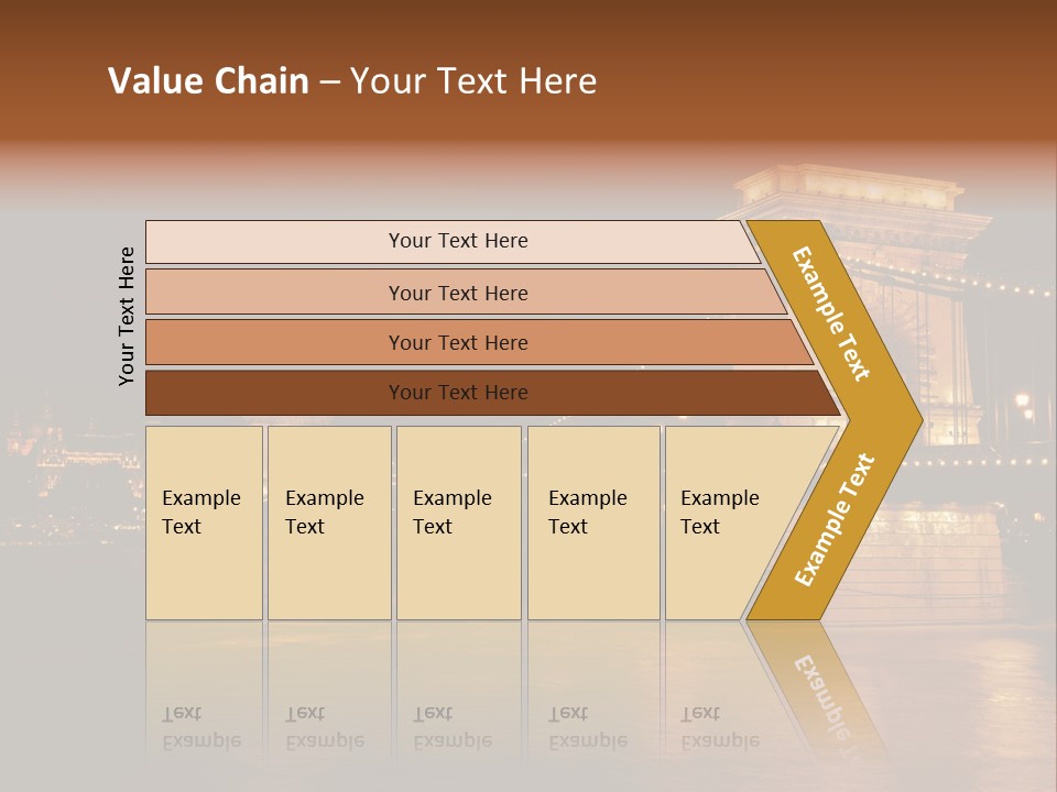 Hungary At Night PowerPoint Template