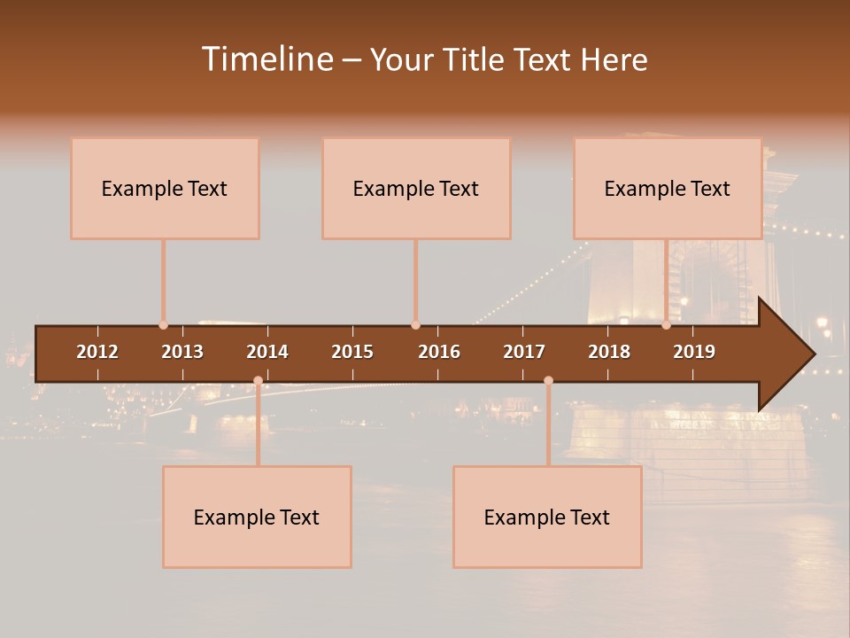 Hungary At Night PowerPoint Template