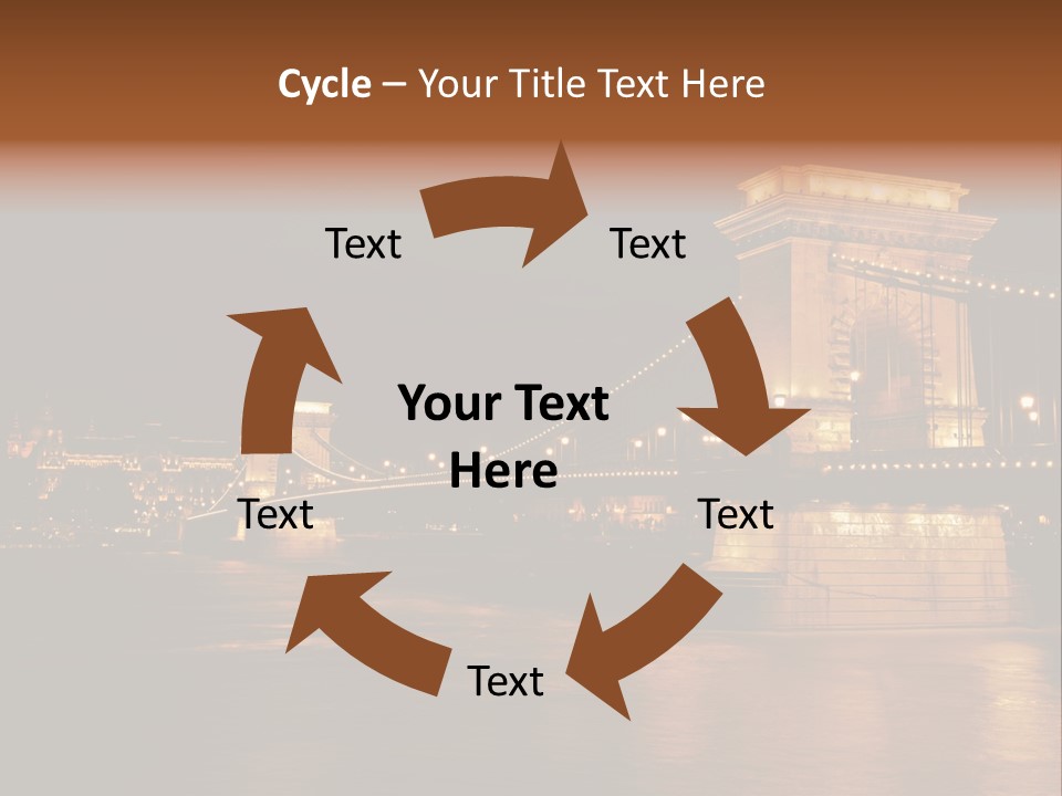 Hungary At Night PowerPoint Template