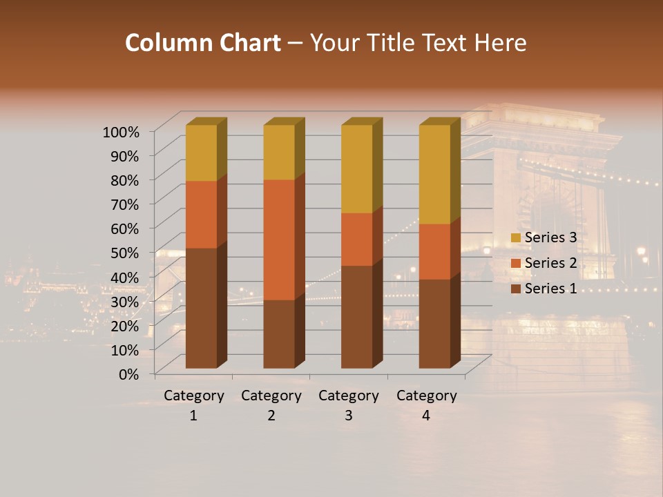 Hungary At Night PowerPoint Template