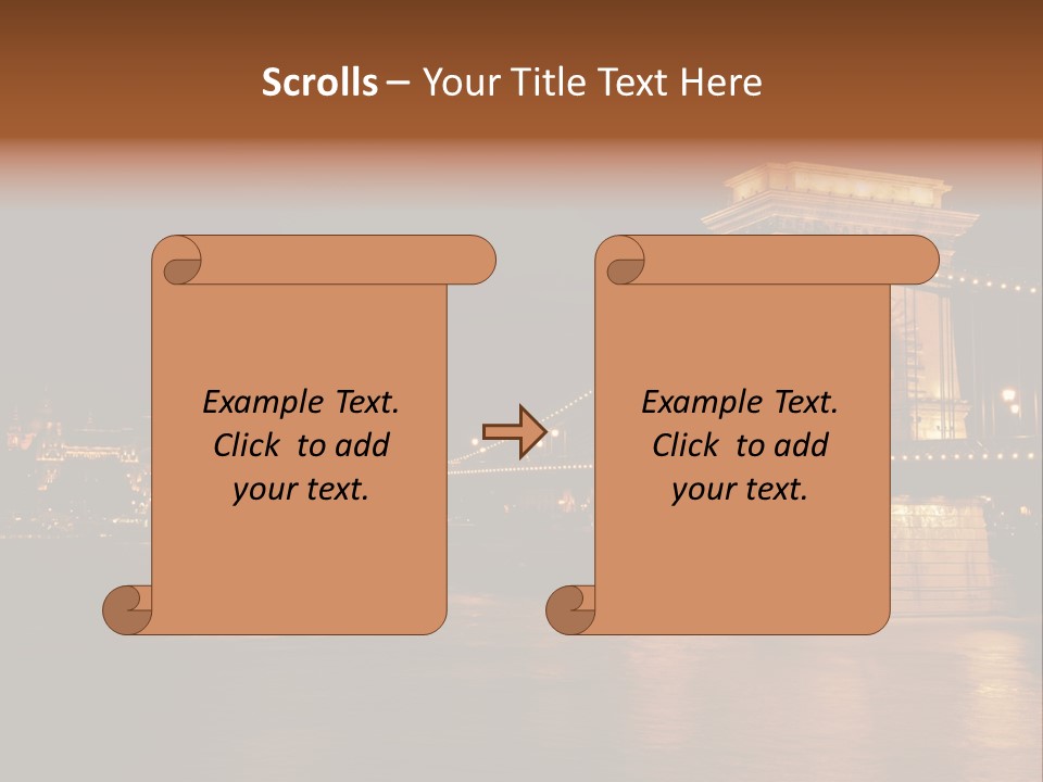 Hungary At Night PowerPoint Template