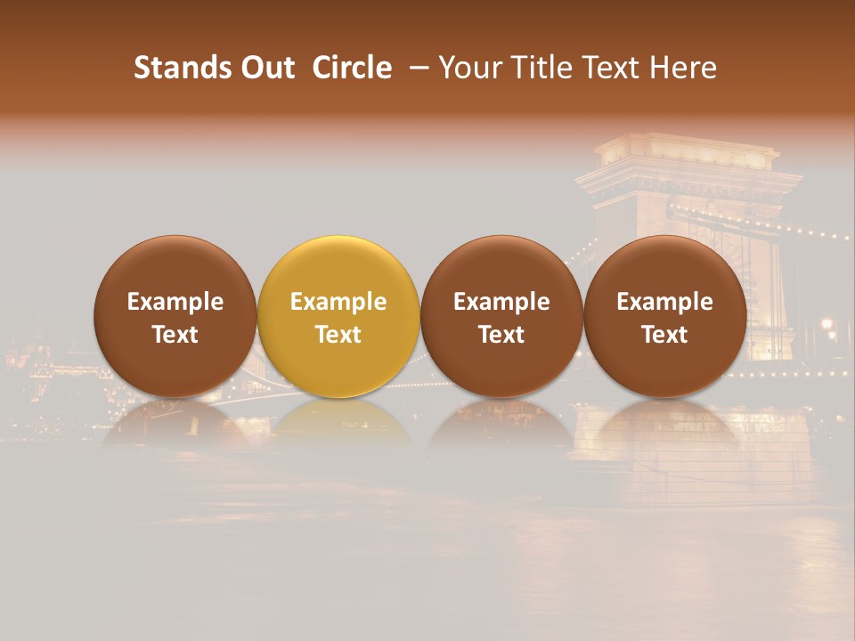 Hungary At Night PowerPoint Template