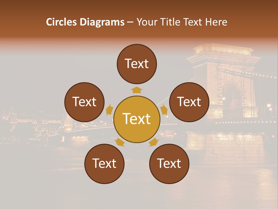 Hungary At Night PowerPoint Template