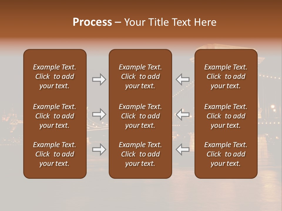 Hungary At Night PowerPoint Template